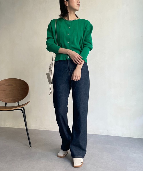 Lee（リー）の「【Lee/リー】フレアデニム（デニムパンツ・レディース・ネイビー・XS/S）」の8枚目の写真