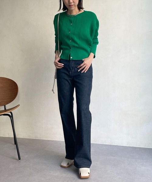 Lee（リー）の「【Lee/リー】フレアデニム（デニムパンツ・レディース・ネイビー・XS/S）」の9枚目の写真