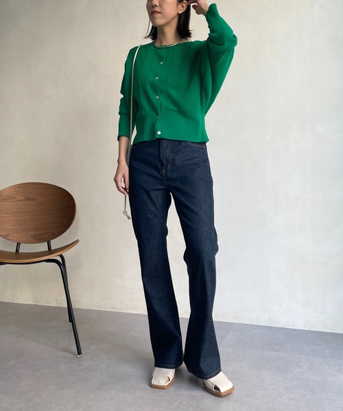 Lee（リー）の「【Lee/リー】フレアデニム（デニムパンツ・レディース・ネイビー・XS/S）」の10枚目の写真