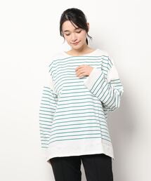 RETRO GIRL | パネルボーダーTee(Tシャツ/カットソー)