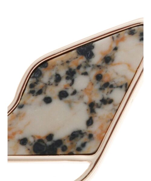 MURUA(ムルーア)の「スライスストーンイヤリング(イヤリング・レディース・ベージュ/カーキ・FREE)」の5枚目の写真