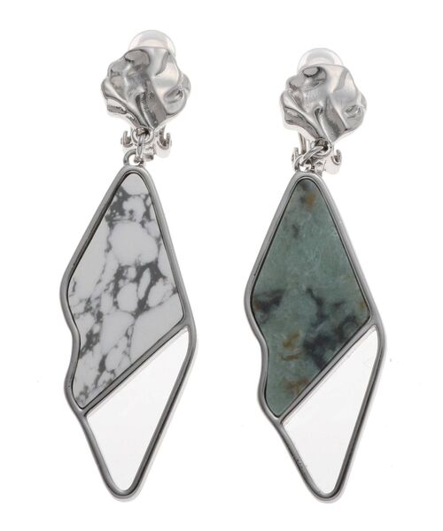 MURUA(ムルーア)の「スライスストーンイヤリング(イヤリング・レディース・ベージュ/カーキ・FREE)」の8枚目の写真