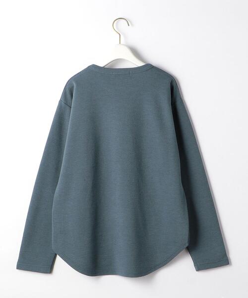 UNITED ARROWS LTD. OUTLET（ユナイテッドアローズアウトレット）の「＜A DAY IN THE LIFE＞リップル クルーネック カットソー（Tシャツ/カットソー・レディース・ダークグレー/その他1/オフホワイト・FREE）」の5枚目の写真