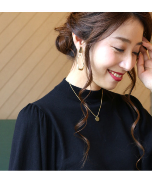 Ehre style(エーレスタイル)の「タートルの進化系女っぽニット(ニット/セーター・レディース・ベージュ/グレー/ブラック/ブルー系その他・FREE/SMALL)」の7枚目の写真