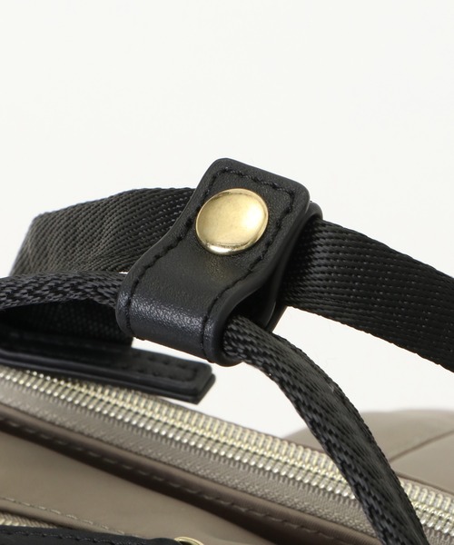 ikka（イッカ）の「撥水多機能リュックトートバッグ（バックパック/リュック・レディース・ブラック/グレー・FREE）」の7枚目の写真