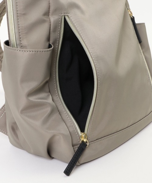 ikka（イッカ）の「撥水多機能リュックトートバッグ（バックパック/リュック・レディース・ブラック/グレー・FREE）」の15枚目の写真