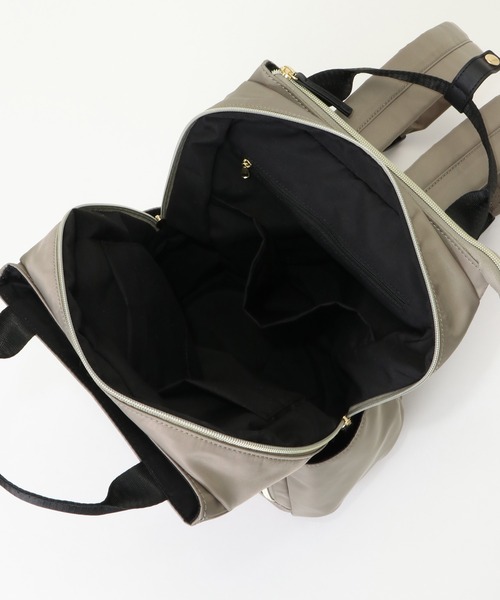 ikka（イッカ）の「撥水多機能リュックトートバッグ（バックパック/リュック・レディース・ブラック/グレー・FREE）」の12枚目の写真