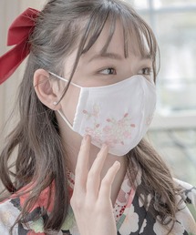 Catherine Cottage | 刺繍入りちりめん和装マスク(マスク)