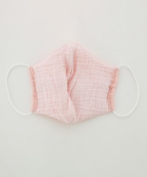 Catherine Cottage（キャサリンコテージ）の「刺繍入りちりめん和装マスク（マスク・キッズ・ピンク/ホワイト/ブラック・FREE）」の4枚目の写真