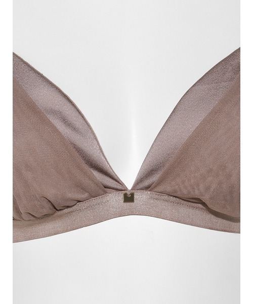 LILY BROWN（リリーブラウン）の「【LILY BROWN Lingerie】シアーチュールサテンコンビ／ブラレット×ショーツセット（ブラ&ショーツ・レディース・アイボリー/ブラウン/ブラック・SMALL/MEDIUM）」の11枚目の写真