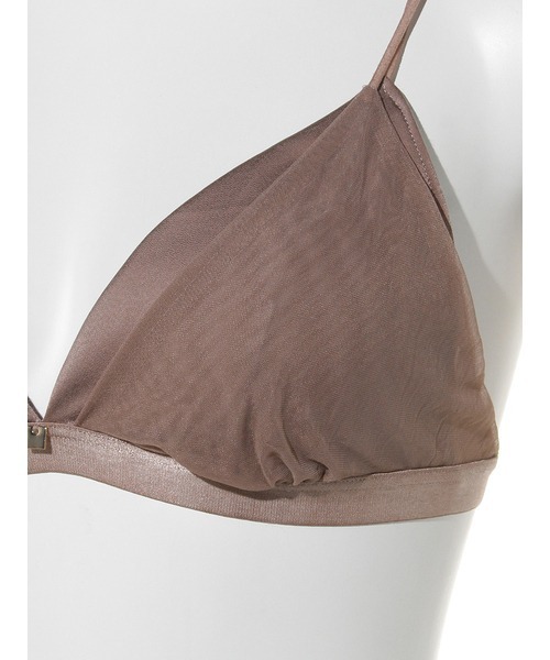 LILY BROWN（リリーブラウン）の「【LILY BROWN Lingerie】シアーチュールサテンコンビ／ブラレット×ショーツセット（ブラ&ショーツ・レディース・アイボリー/ブラウン/ブラック・SMALL/MEDIUM）」の12枚目の写真