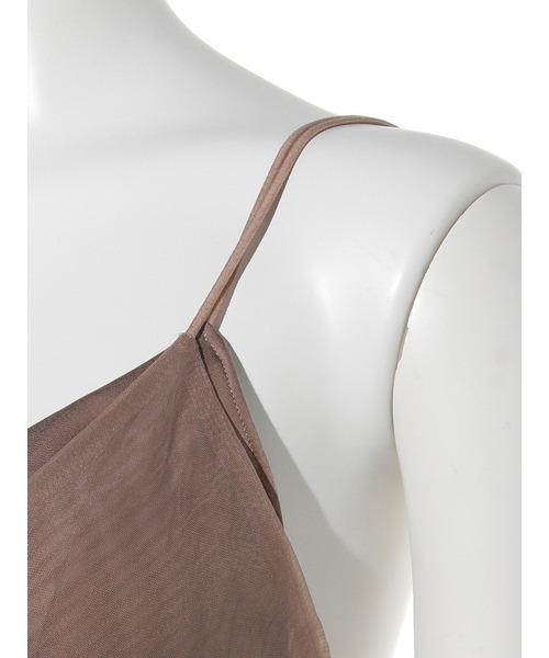 LILY BROWN（リリーブラウン）の「【LILY BROWN Lingerie】シアーチュールサテンコンビ／ブラレット×ショーツセット（ブラ&ショーツ・レディース・アイボリー/ブラウン/ブラック・SMALL/MEDIUM）」の13枚目の写真