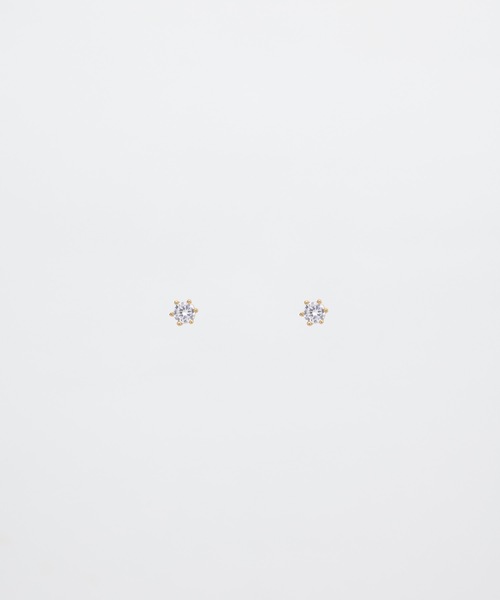 9ban（キューバン）の「【9ban】キューバン/ Shining　pierce（ピアス（両耳用）・レディース・ゴールド・FREE）」の3枚目の写真