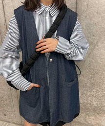 byYOUANCE | ノーカラーリボンベスト(ベスト)