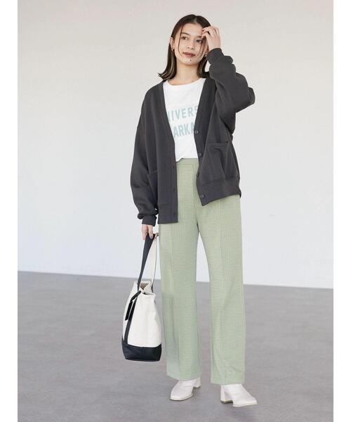 RAY CASSIN FAVORI（レイカズンフェバリ）の「・RAY CASSIN ロゴptタックロンT（Tシャツ/カットソー・レディース・イエロー/グリーン/チャコールグレー/オフホワイト・FREE）」の10枚目の写真