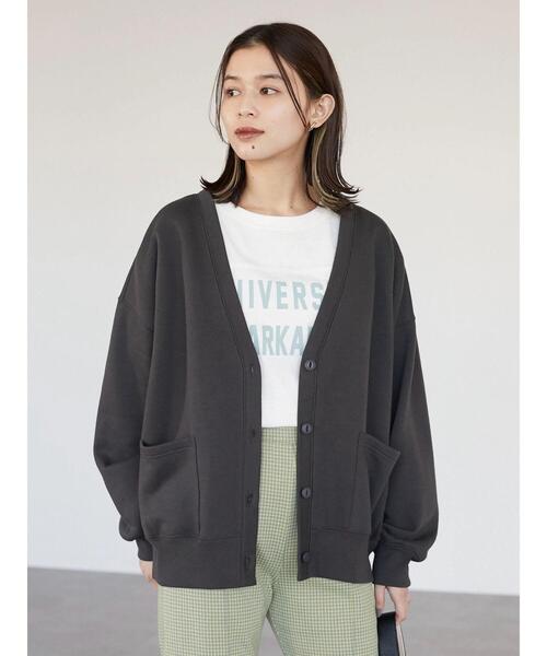 RAY CASSIN FAVORI（レイカズンフェバリ）の「・RAY CASSIN ロゴptタックロンT（Tシャツ/カットソー・レディース・イエロー/グリーン/チャコールグレー/オフホワイト・FREE）」の11枚目の写真