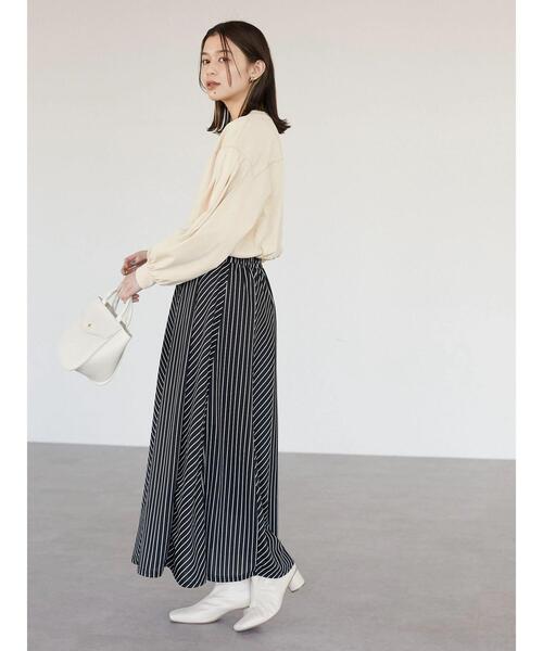 RAY CASSIN FAVORI（レイカズンフェバリ）の「・RAY CASSIN ロゴptタックロンT（Tシャツ/カットソー・レディース・イエロー/グリーン/チャコールグレー/オフホワイト・FREE）」の13枚目の写真