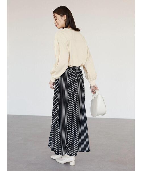 RAY CASSIN FAVORI（レイカズンフェバリ）の「・RAY CASSIN ロゴptタックロンT（Tシャツ/カットソー・レディース・イエロー/グリーン/チャコールグレー/オフホワイト・FREE）」の14枚目の写真