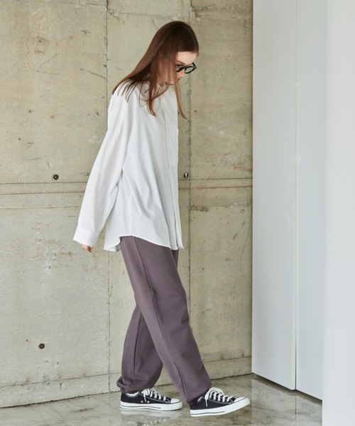 flaner(フラネ)の「Loose assort regular collar shirt/ルーズアソートレギュラーカラーシャツ(シャツ/ブラウス・レディース・ホワイト/サックスブルー/ストライプ/ブラック/イエロー/ライトグレー・MEDIUM/LARGE)」の13枚目の写真