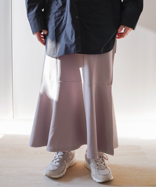 VENCEEXCHANGE（ヴァンスエクスチェンジ）の「マーメイドロングスカート（スカート・レディース・ブラック/ライトグレー/グリーン・M）」の20枚目の写真