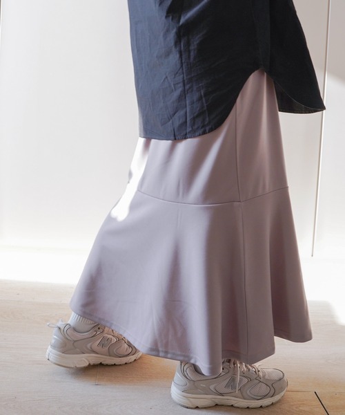 VENCEEXCHANGE（ヴァンスエクスチェンジ）の「マーメイドロングスカート（スカート・レディース・ブラック/ライトグレー/グリーン・M）」の22枚目の写真