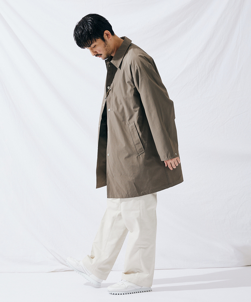 JOURNAL STANDARD(ジャーナルスタンダード)の「【LASKA FABRIC / ラスカ】サイロ オーバーサイズ コート(ステンカラーコート・メンズ・ネイビー/グレー/ブラウン系その他・MEDIUM/LARGE/X-LARGE)」の17枚目の写真