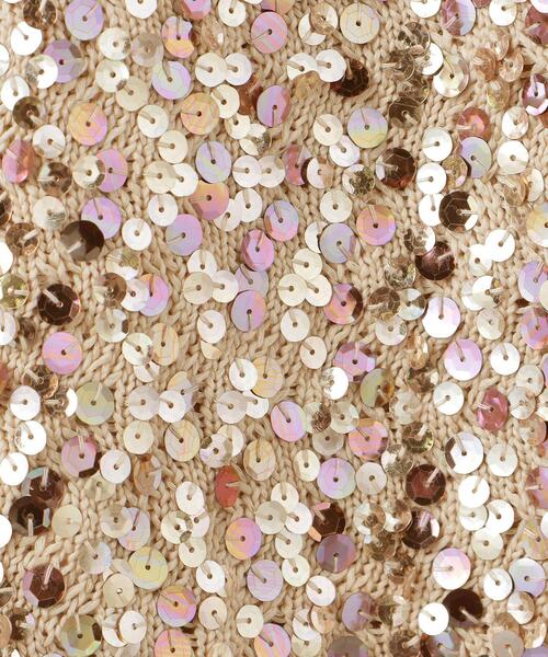 6（ロク）の「＜6(ROKU)＞SEQUINS VEST/ベスト（ベスト）」 - WEAR