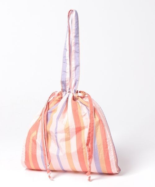 LOWRYS FARM（ローリーズファーム）の「ストライプキンチャクトート　268477（トートバッグ・レディース・ブルー系その他/ピンク系その他・FREE）」の7枚目の写真