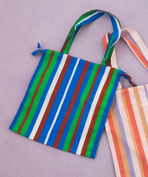 LOWRYS FARM（ローリーズファーム）の「ストライプキンチャクトート　268477（トートバッグ・レディース・ブルー系その他/ピンク系その他・FREE）」の18枚目の写真