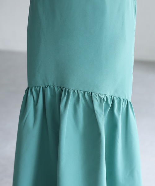 Riberry（リベリー）の「タイプライターマーメイドスカート（スカート・レディース・ライトグレー/グリーン/ネイビー・MEDIUM）」の14枚目の写真