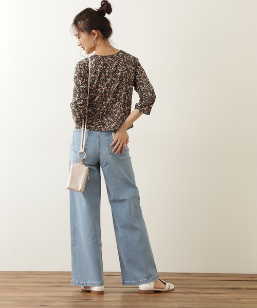 N.(N. Natural Beauty Basic)(エヌエヌナチュラルビューティーベーシック)の「【SOMETHING】LISA WIDE(デニムパンツ・レディース・グレー/ブルー・X-SMALL/SMALL)」の15枚目の写真