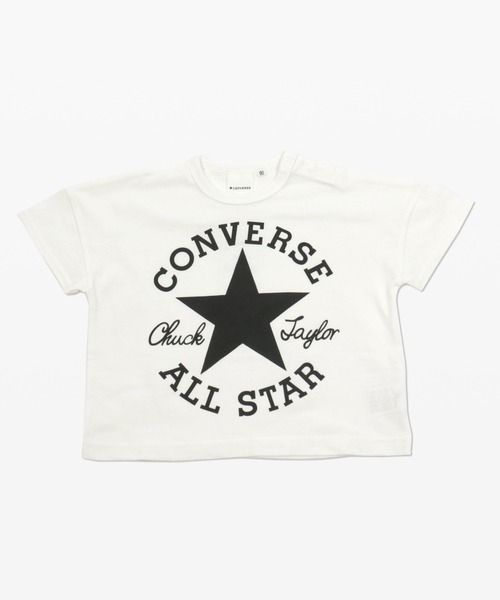 CONVERSE（コンバース）の「CONVERSE / コンバース ロゴTシャツ（Tシャツ/カットソー・キッズ・B/H/J/I/F/E/O/C/N/K/P/G/M/A/L/D・130cm/120cm/110cm/100cm/80ｃｍ/90cm）」の2枚目の写真