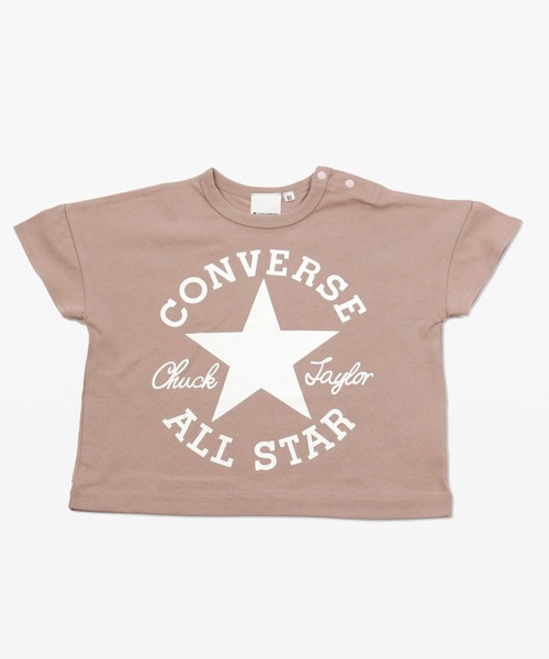 CONVERSE（コンバース）の「CONVERSE / コンバース ロゴTシャツ（Tシャツ/カットソー・キッズ・B/H/J/I/F/E/O/C/N/K/P/G/M/A/L/D・130cm/120cm/110cm/100cm/80ｃｍ/90cm）」の4枚目の写真