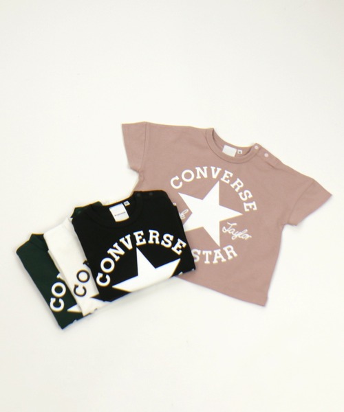 CONVERSE（コンバース）の「CONVERSE / コンバース ロゴTシャツ（Tシャツ/カットソー・キッズ・B/H/J/I/F/E/O/C/N/K/P/G/M/A/L/D・130cm/120cm/110cm/100cm/80ｃｍ/90cm）」の17枚目の写真