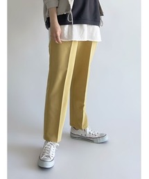 Samansa Mos2 blue | マルチスタイルテーパードパンツ(その他パンツ)