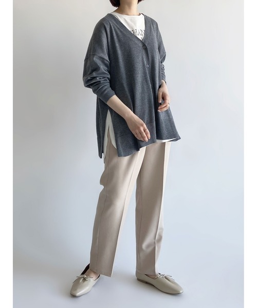 Samansa Mos2 blue（サマンサモスモスブルー）の「マルチスタイルテーパードパンツ（その他パンツ・レディース・ブラック/パープル/ネイビー/イエロー/グリーン/ライトベージュ/キナリ・SMALL/MEDIUM/LARGE）」の17枚目の写真