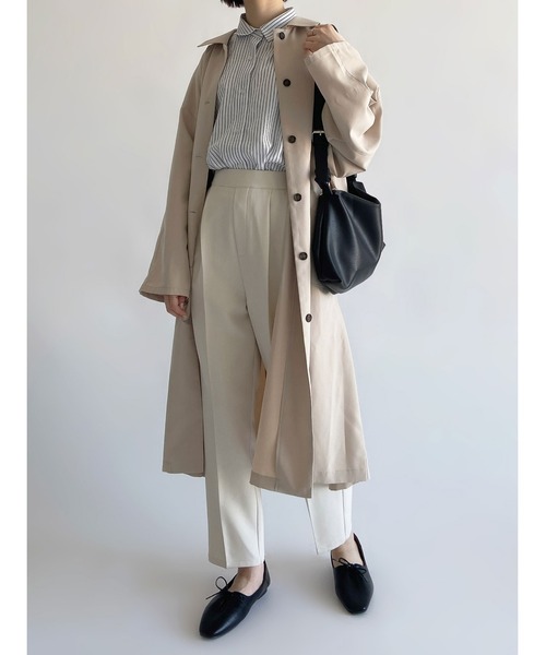 Samansa Mos2 blue（サマンサモスモスブルー）の「マルチスタイルテーパードパンツ（その他パンツ・レディース・ブラック/パープル/ネイビー/イエロー/グリーン/ライトベージュ/キナリ・SMALL/MEDIUM/LARGE）」の21枚目の写真