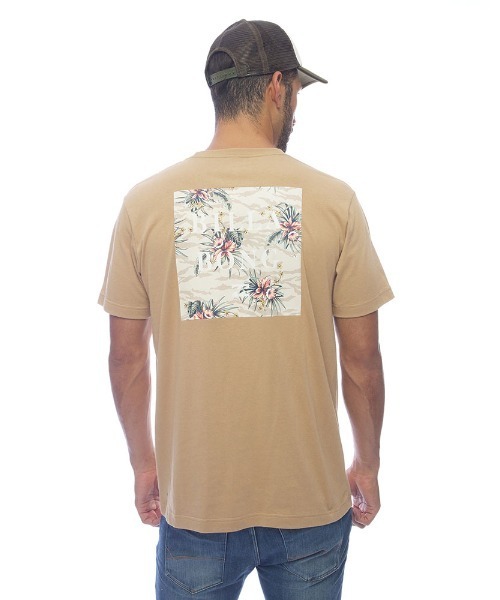 BILLABONG(ビラボン)の「BILLABONG メンズ NEW SQUARE Tシャツ 【2022年春夏モデル】/ビラボン半袖バックプリントTシャツ(Tシャツ/カットソー・メンズ・ホワイト/ブラック/ベージュ/ブルー/ライトピンク・SMALL/MEDIUM/LARGE/X-LARGE)」の4枚目の写真