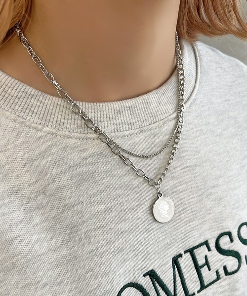 apresjour mignon×ARIAZ】2連コインネックレス（ネックレス）｜apres  