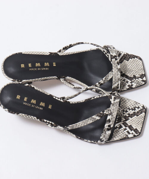 REMME(レメ)の「【REMME/レメ】 ◇【WEB限定】トングラインミュール(サンダル・レディース・ブラック/ベージュ/ベージュ系その他3・36/37/38)」の11枚目の写真