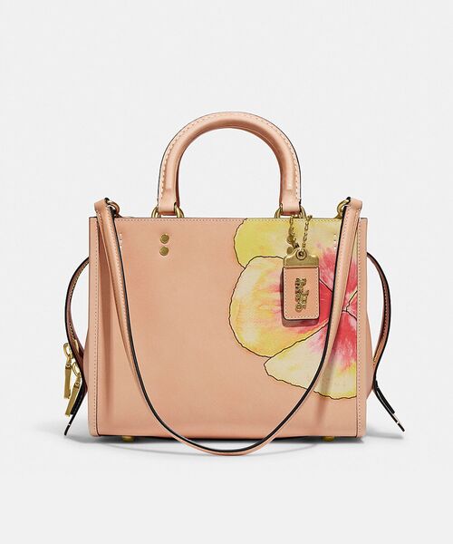 【COACH×Koki】ローグ25 オリジナルナチュラルレザーバッグ COACH（コーチ）の「日本限定【COACH X Koki】ローグ 25 オリジナル