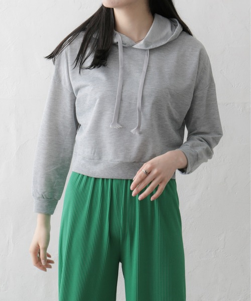Alite cloth（アリーテクロス）の「ﾙｰｽﾞﾌｨｯﾄﾌﾟﾙｵｰﾊﾞｰｼﾝﾌﾟﾙﾊﾟｰｶｰ（パーカー・レディース・ピンク/ホワイト/グレー・FREE）」の15枚目の写真