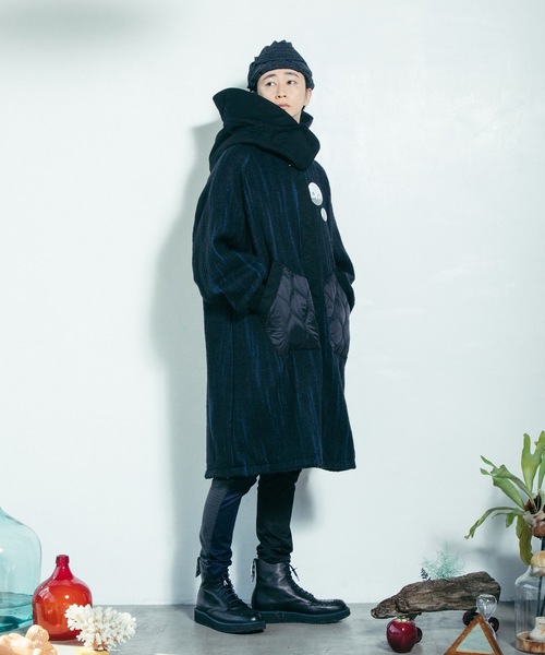 STOF（ストフ）の「Tribal Mods Coat -KNIT JQ-（モッズコート