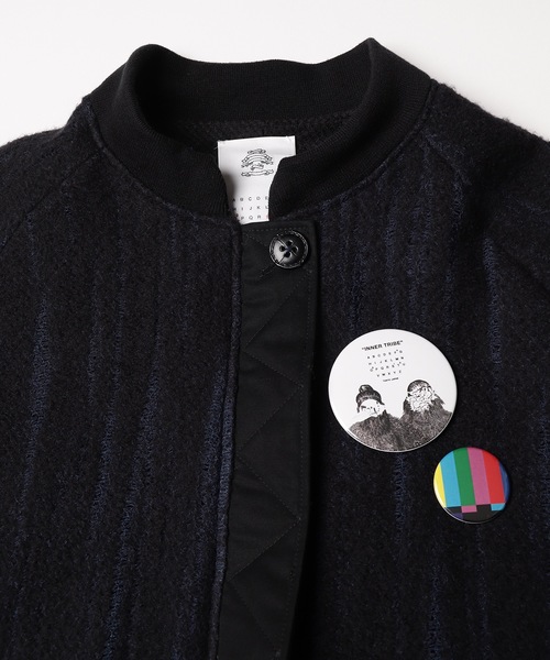 STOF（ストフ）の「Tribal Mods Coat -KNIT JQ-（モッズコート・メンズ・ブラック・S/M）」の7枚目の写真