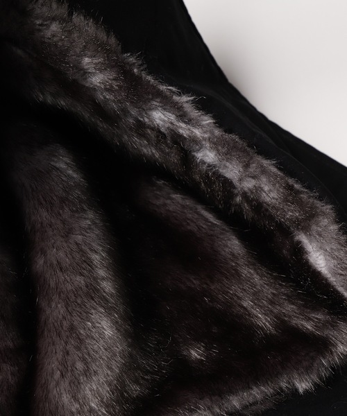 STOF（ストフ）の「Tribal Mods Coat -KNIT JQ-（モッズコート・メンズ・ブラック・S/M）」の11枚目の写真