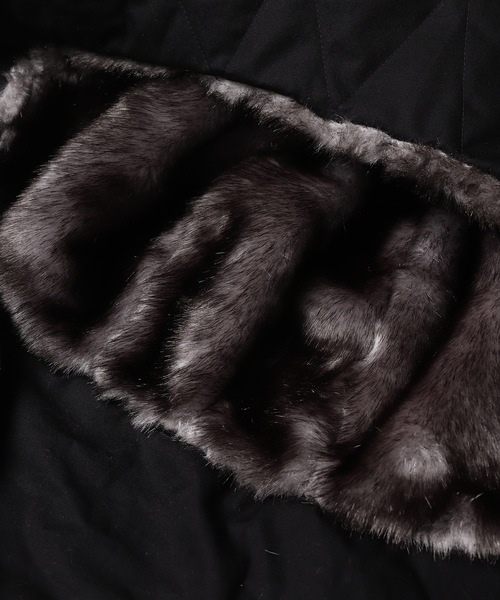 STOF（ストフ）の「Tribal Mods Coat -KNIT JQ-（モッズコート・メンズ・ブラック・S/M）」の12枚目の写真