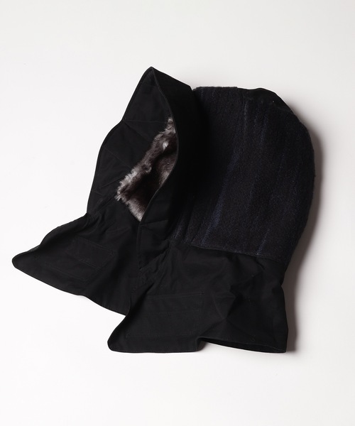 STOF（ストフ）の「Tribal Mods Coat -KNIT JQ-（モッズコート・メンズ・ブラック・S/M）」の13枚目の写真