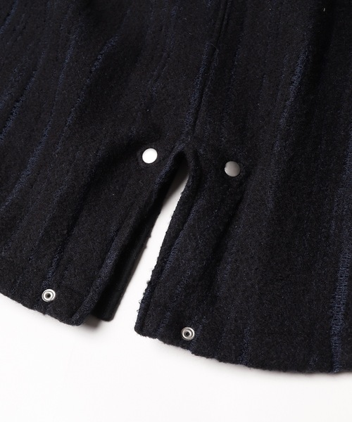 STOF（ストフ）の「Tribal Mods Coat -KNIT JQ-（モッズコート・メンズ・ブラック・S/M）」の14枚目の写真