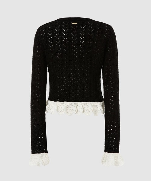 JW Anderson（ジェイダブリューアンダーソン）の「カットソー（Tシャツ/カットソー・レディース・ベージュ系その他/ブラック×ホワイト・S）」の3枚目の写真