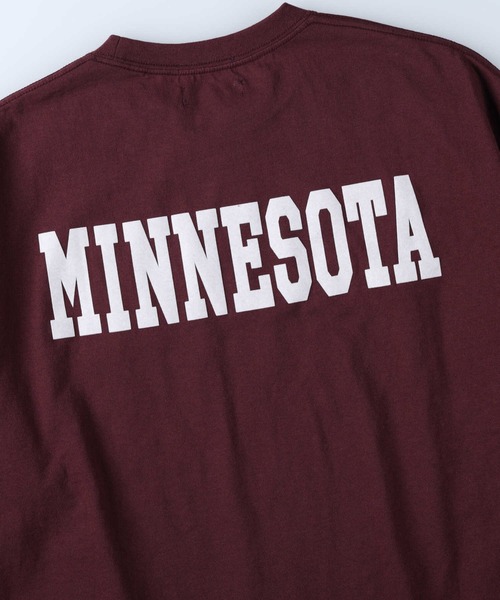 BACK NUMBER（バックナンバー）の「【BACK NUMBER】カレッジＴシャツ（Tシャツ/カットソー・メンズ・ライトグレー/ワイン/ホワイト/ブラック・L/XL/S/M）」の9枚目の写真